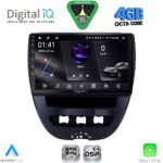 DIGITAL IQ RSG 6707_CPA (10inc) MULTIMEDIA TABLET for CITROEN C1-PEUGEOT 107-TOYOTA AYGO mod. 2005-2014