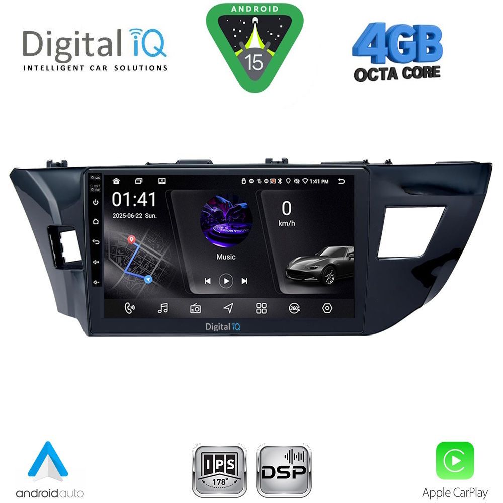 RSG6714MD_15 DIGITAL IQ RSG 6714MD_CPA (10inc) MULTIMEDIA TABLET for TOYOTA COROLLA mod. 2013-2016 - Image 1