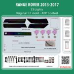 DIQ AMBIENT LR RANGE ROVER (L405) FULL mod. 2013-2017 (Digital iQ Ambient Light for LAND ROVER RANGE ROVER L405 mod. 2013-2017 with 33 Lights)