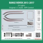DIQ AMBIENT LR RANGE ROVER (L405) SM mod. 2013-2017 (Digital iQ Ambient Light for LAND ROVER RANGE ROVER L405 mod. 2013-2017 with 23 Lights)