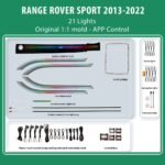 DIQ AMBIENT RANGE ROVER SPORT (L494) TRIM mod. 2013-2022  (Digital iQ Ambient Light for LAND ROVER RANGE ROVER SPORT L494 mod. 2013-2021 with 21 Lights)