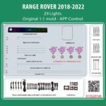 DIQ AMBIENT LR RANGE ROVER FULL (L405) FL mod. 2018-2022 (Digital iQ Ambient Light for LAND ROVER RANGE ROVER L405 mod. 2018-2022 with 29 Lights)