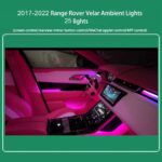 DIQ AMBIENT LR RANGE ROVER VELAR (L560) TRIM mod. 2017-2023 (Digital iQ Ambient Light for LAND ROVER RANGE ROVER VELAR (L560) mod. 2017> with 25 Lights) - Image 2