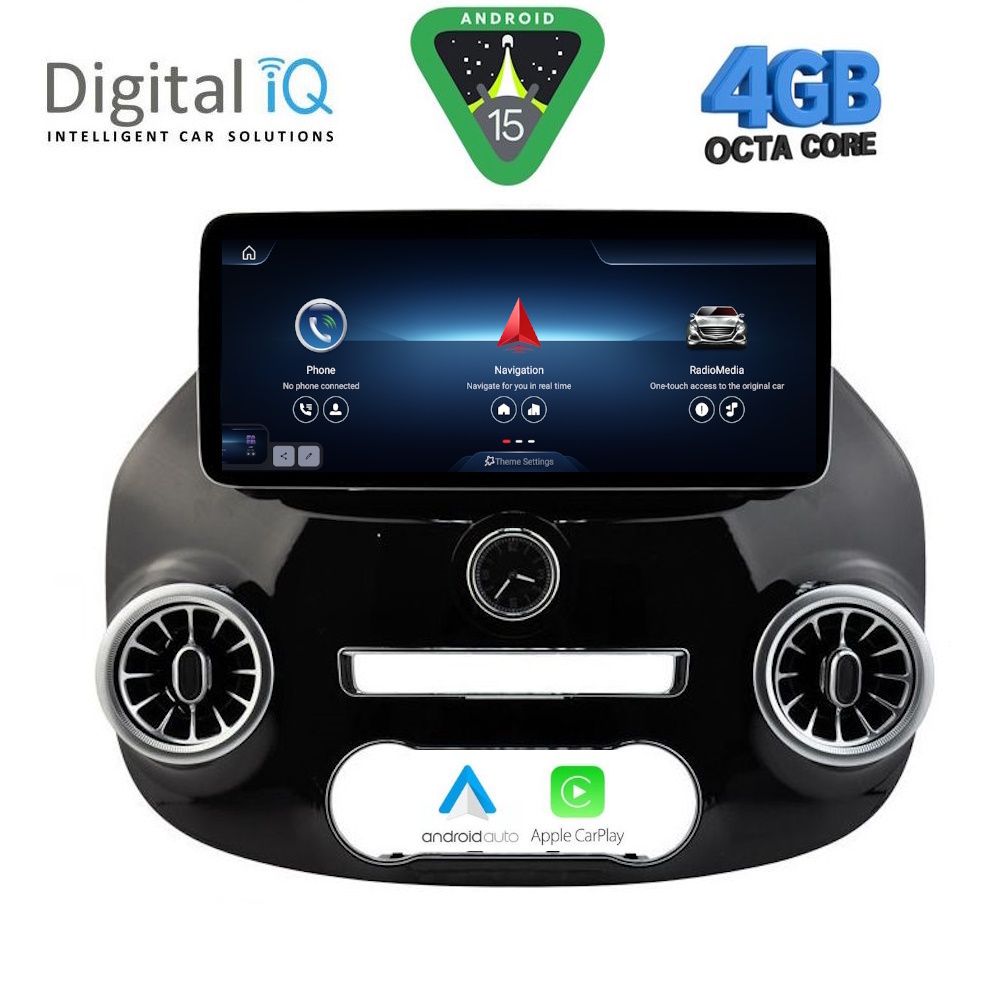 TOP15994-15 DIGITAL IQ TOP 15994_CPA (12.3inc) MULTIMEDIA SYSTEM for MERCEDES VITO - VIANO mod. 2015-2024 - Image 1