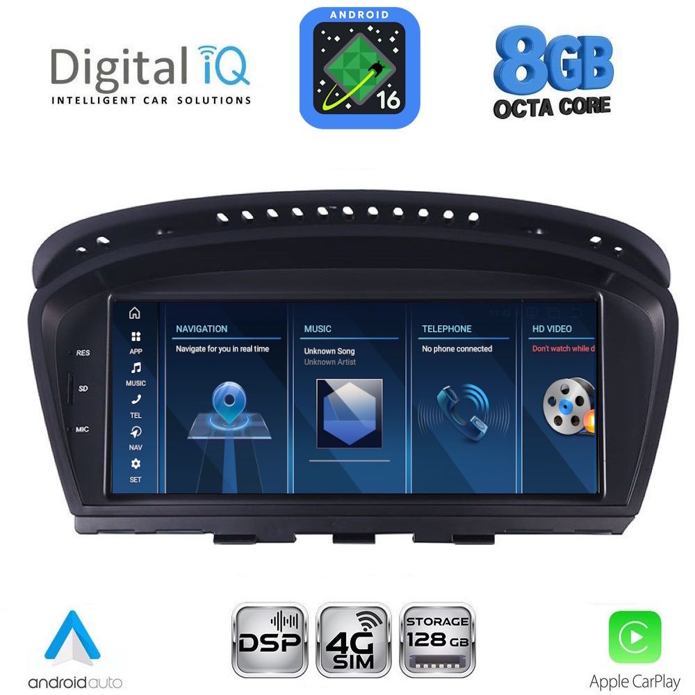 TPG16958-16 DIGITAL IQ TPK 16959_CPA (8.8'') (CIC) MULTIMEDIA SYSTEM for BMW S.5 (E60) mod. 2008-2011 - Image 1