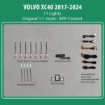 DIQ AMBIENT VOLVO XC40 (EX40) mod. 2018> (Digital iQ Ambient Light for VOLVO XC40 mod. 2018> with 11 Lights)