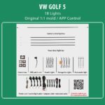 DIQ AMBIENT VW DZ05N (Digital iQ Ambient Light VW GOLF 5 mod. 2004-2008 with 18 Lights)