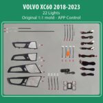 DIQ AMBIENT VOLVO XC60 II mod. 2018-2023 (Digital iQ Ambient Light for VOLVO XC60 mod. 2018> with 22 Lights)